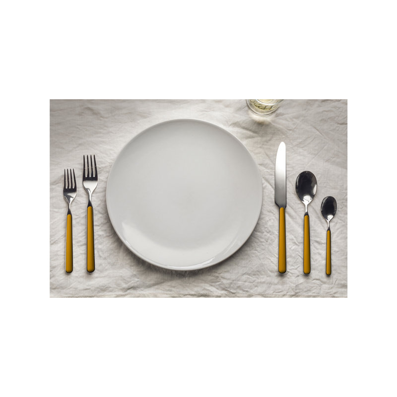 Fantasia Flatware Set - 36 Pieces - Ocher, Ocher