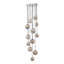 Curbelo 12 - Light Polished Chrome Cluster Pendant