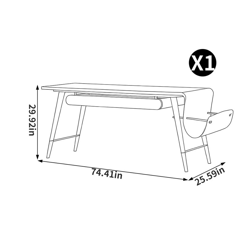 Italian Style Creative Simple Desk