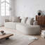 Canapé modulaire surdimensionné rembourré en chenille moderne avec sièges très profonds et larges, 4 coussins décoratifs et une combinaison gratuite pour le salon et la chambre à coucher-864493850-864493849