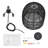 15.35" Rattan Ceiling Light Hand-Woven