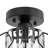 7-Inch Crystal Semi-Flush Mount Ceiling Light For Bedroom Hallyway Entryway-663711557
