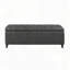 Banc de rangement capitonné à fermeture douce-1224593160