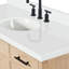 ARIEL Camila 61 Single Sink Bathroom Vanity with Pure White Quartz Top-1370697586-1370697584