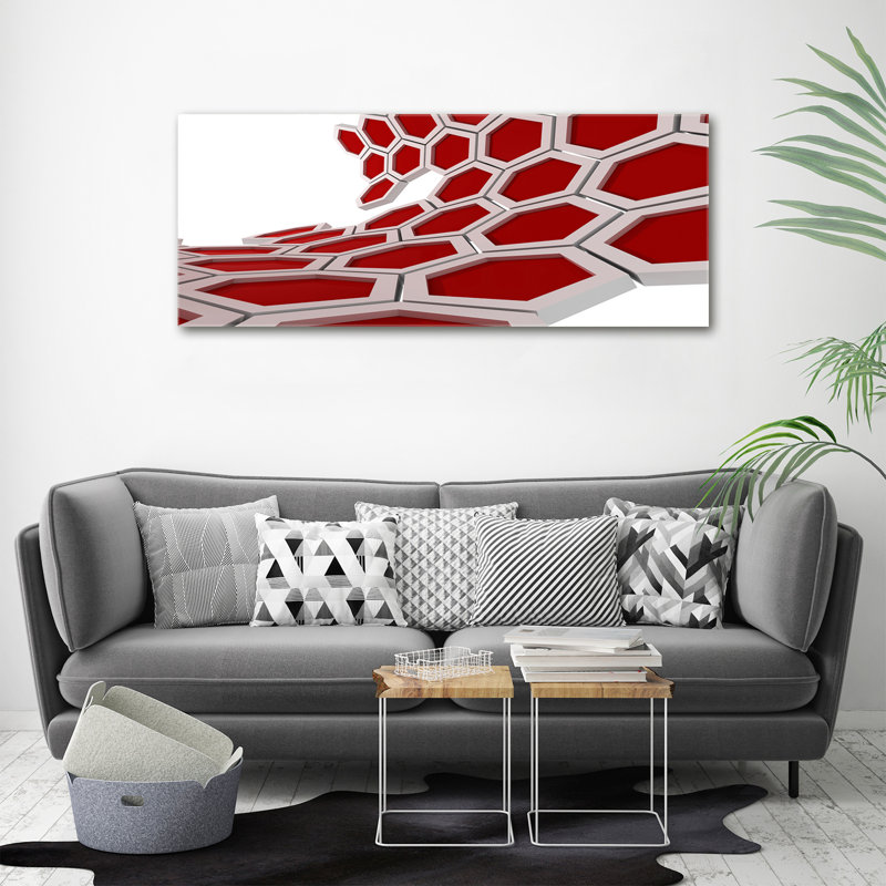 3D Abstraction - No Frame Print on Canvas