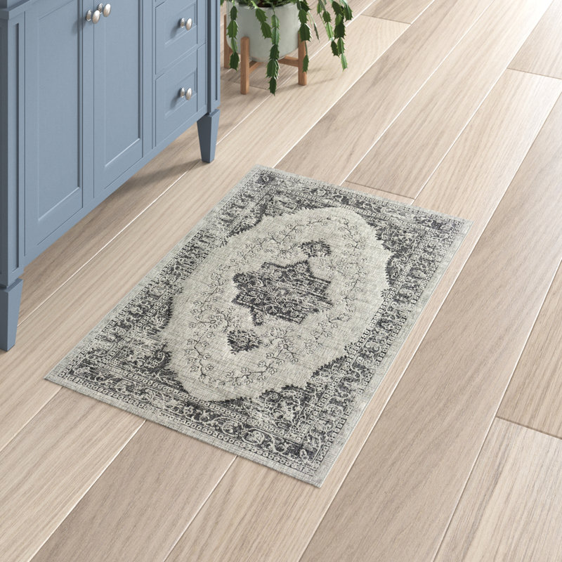 Tapis d'intérieur / extérieur taupe / gris Summey, Rectangle 2 pi x 3 pi