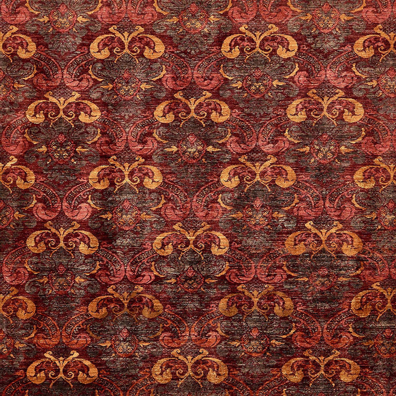 Abstract Indoor Rug, Square 7'