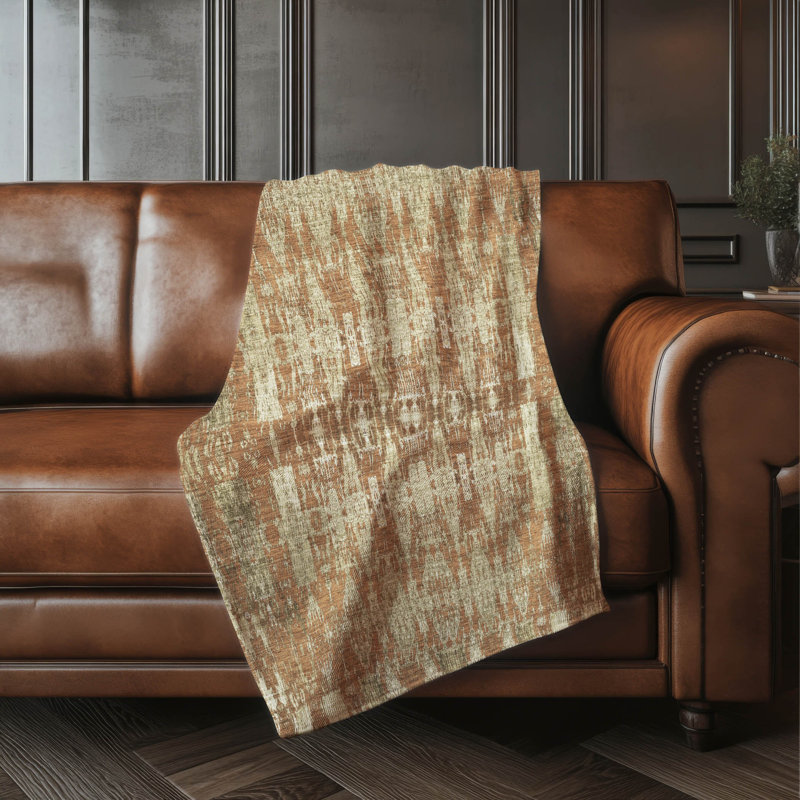 Jeté marocain Sherpa ASB580 Addison, Paprika