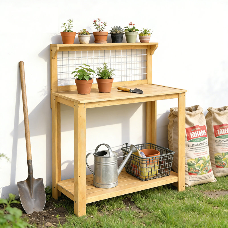 Manufactured Wood Potting Bench