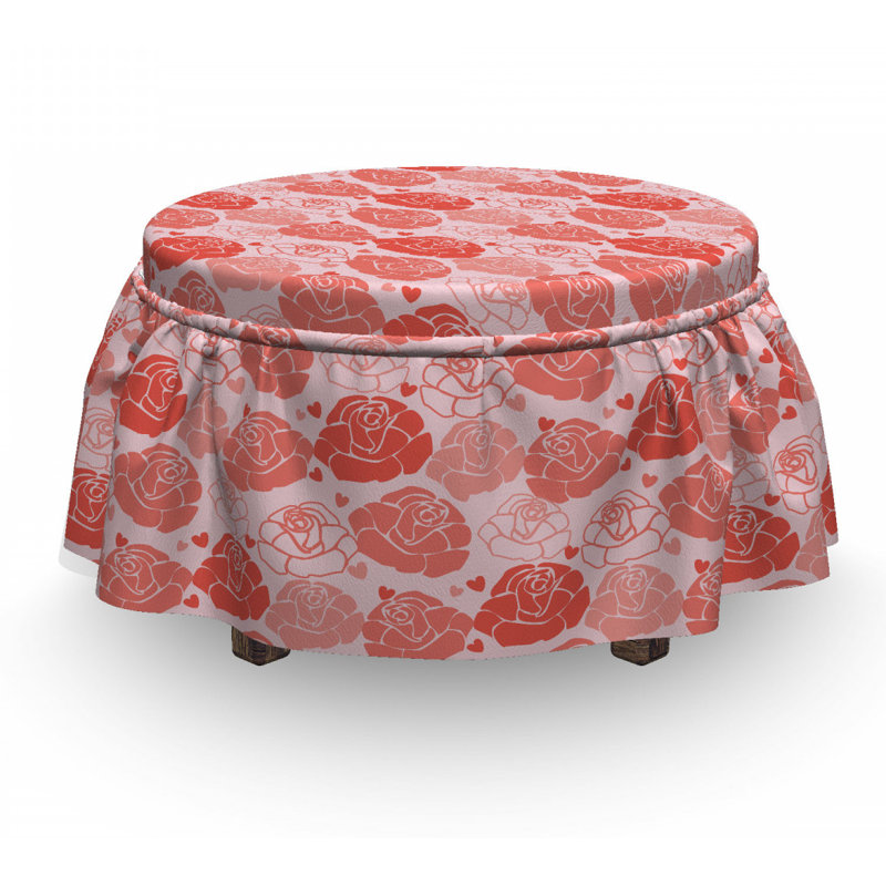 Box Cushion Ottoman Slipcover