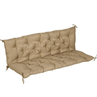 Remplacement de 3 places pour la balançoire, le coussin de banc capitonné pour le mobilier d'extérieur, le canapé / canapé de patio