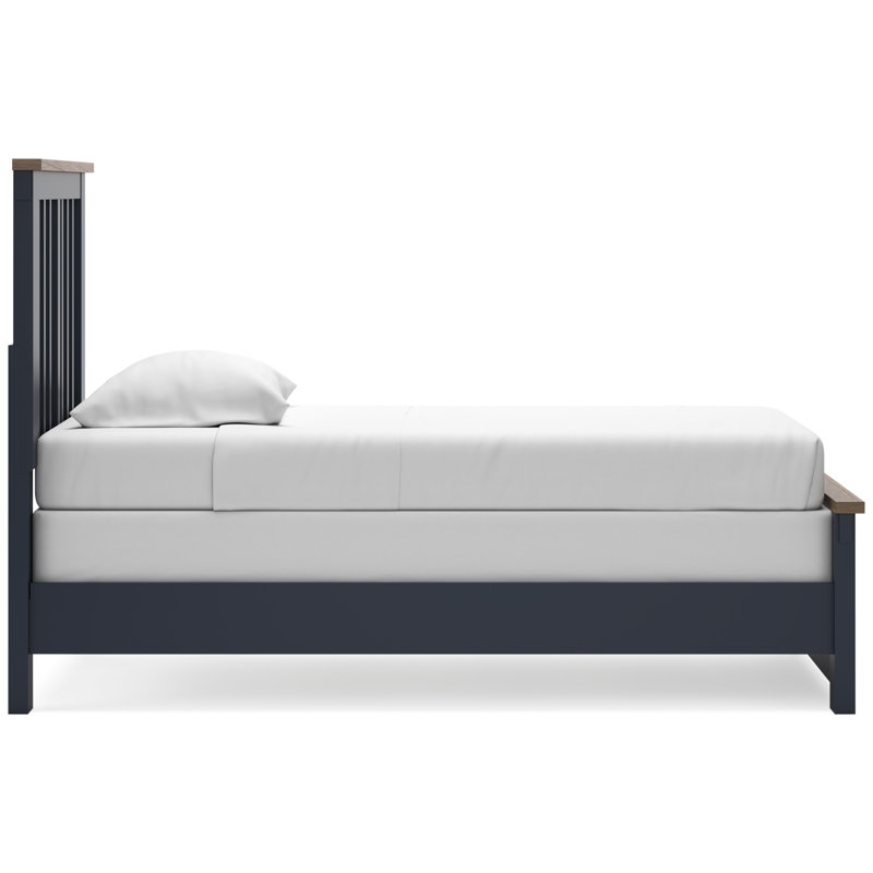 Leani Panel Headboard, Lit simple