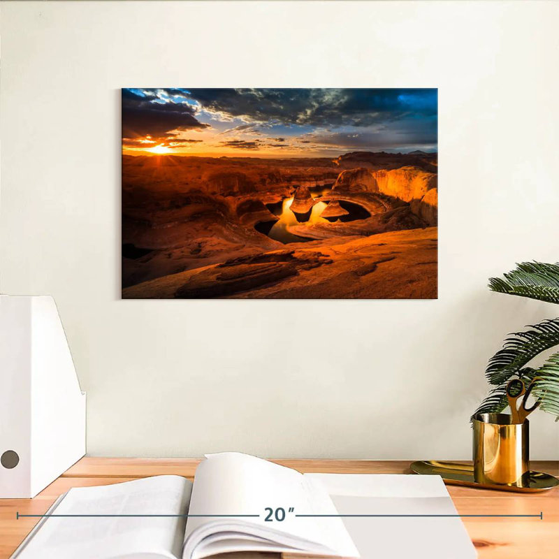 Alvord Reflection Canyon Sunrise, H 8 po x l 12 po