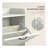 38" 3-In-1 Entryway Hall Tree With Storage Bench, Coat Rack With Four Hooks And Shoe Storage, Gray-1396259646