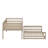 Full XL Over Queen Bunk Bed With Guardrails And Ladder-1026937880