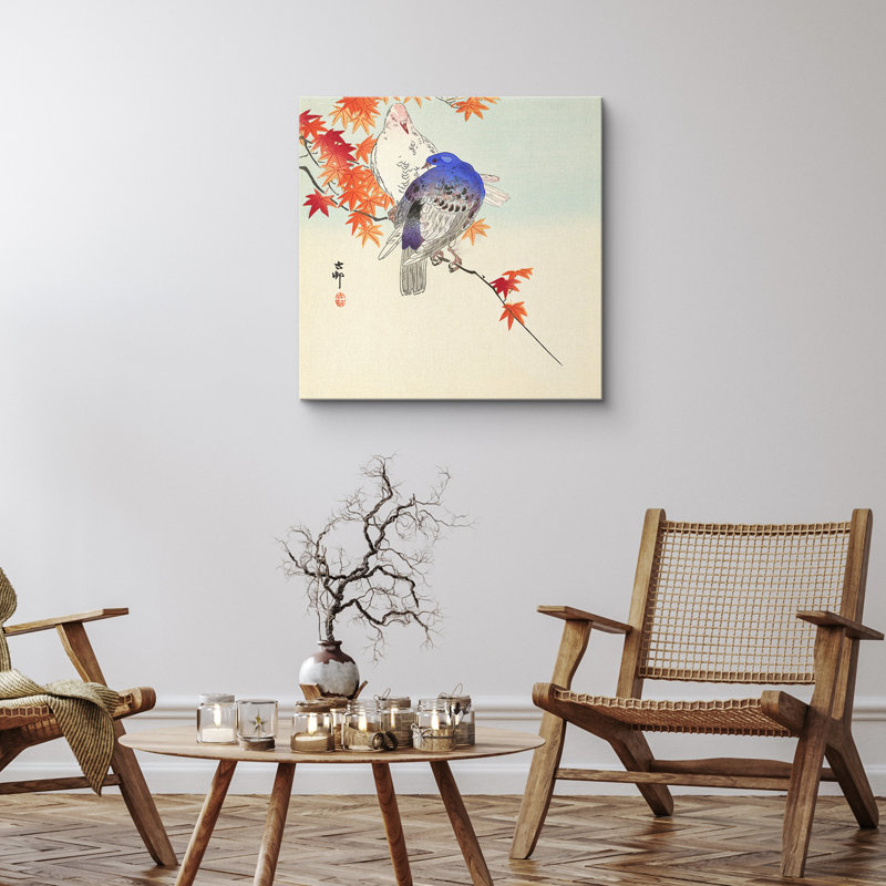 Œuvre d'érable, images d'automne, reproduction d'art sur toile encadrée, H 24 po x l 24 po x P 1,5 po, Toile tendue