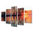 Castleberry - Sunset Wall Art Decor 5 Piece