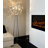 Luxury Clear Petal Tripod Floor Light Decor