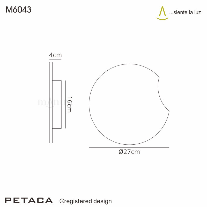 Phoenicis LED Flush Mounted Sconce