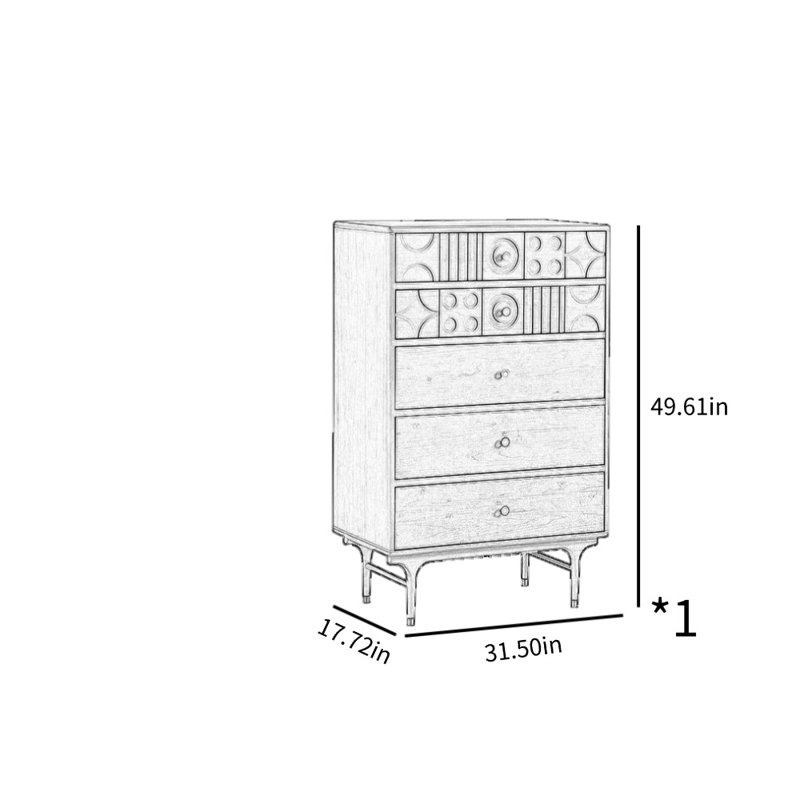Ancient Style Superior Accent Cabinet