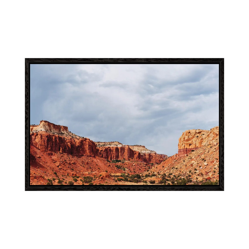 Abiquiu II by Bethany Young - Print on Canvas, Black Framed, 45.72cm H x 66.04cm W x 3.81cm D