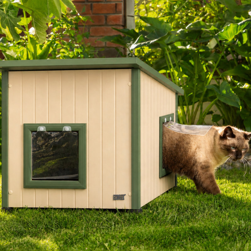 Maison d'extérieur pour chat Dr. Pol™ ECOFLEX® XL