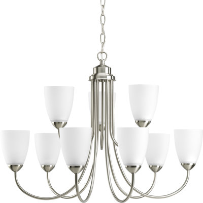 Carilynn 9 - Light Dimmable Tiered Chandelier
