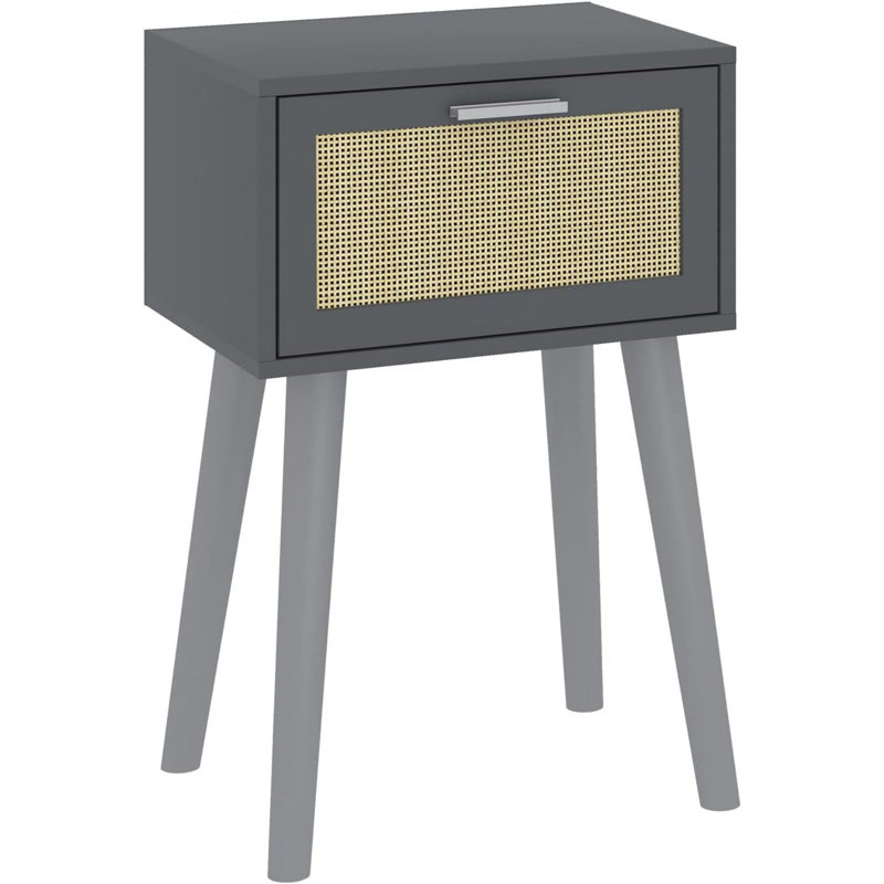 Kenli 13.8'' W Solid Wood Nightstand