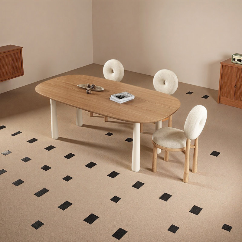 Table de salle à manger Bricen, H 29,52 po x L 62,99 po x l 31,49 po, 7 pièces : table, 6 chaises