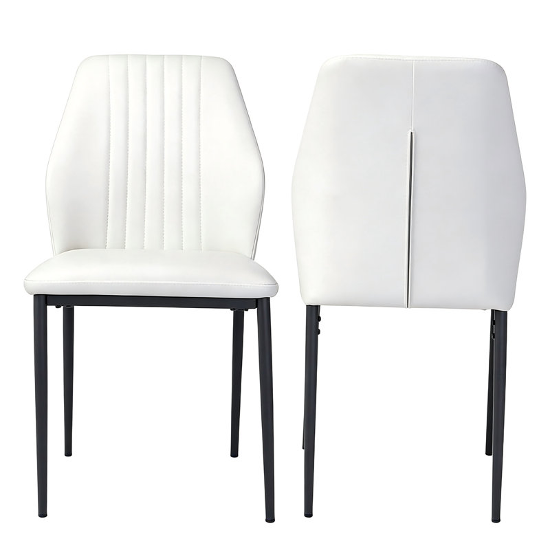 Catriona Upholstered Dining Chair（set of 2）, White