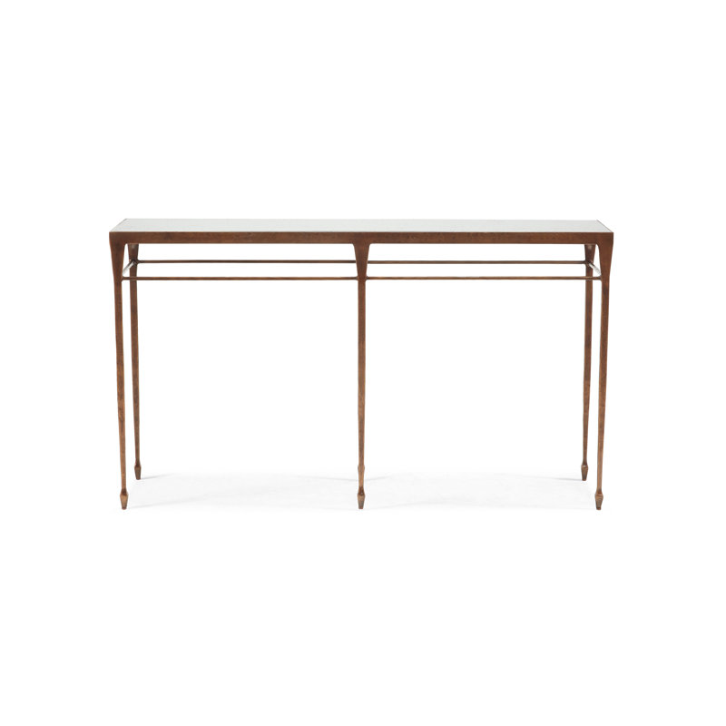 Calvert 60'' W Glass Console Table