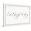 Don't Forget To Play - Single Picture Frame Print-829168274