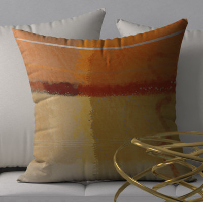 Abstract Throw Pillow