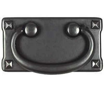 3" Mission Pull Dark Antique Pewter