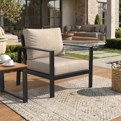 Lani Sunbrella® 24" Outdoor Lounge Chair Cushion Set