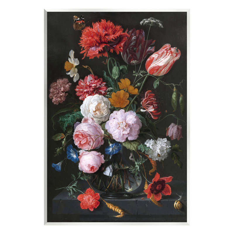 Vaas met Bloemen Jan David de Heem par One1000paintings - Peinture sur panneau de fibres à densité moyenne