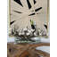 Stylish Glass Planter With White Magnolias