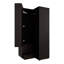Armoire Wenge avec rangement ouvert et 2 tiroirs-1294407873