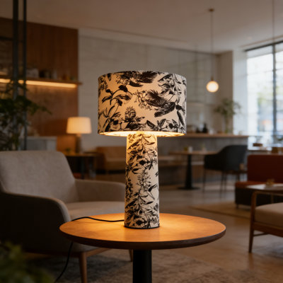 1-light Modern Table Lamp Fabric Table Lamp