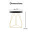 Table d'appoint Tommy Hilfiger Orlando, noir