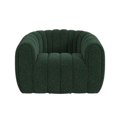 Stacy Swivel Chair in Ching Hunter Green