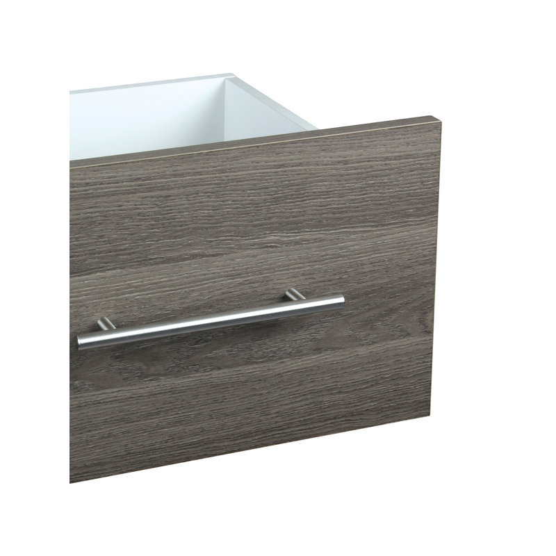 Système d'organisation avec tiroirs l 72 po à l 108 po SuiteSymphony, Gris graphite
