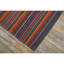 Tapis Kilim turc carré 213 x 213 cm (7'0" x 7'0") à tissage plat géométrique vintage des années 1950, aux couleurs vives et audacieuses.