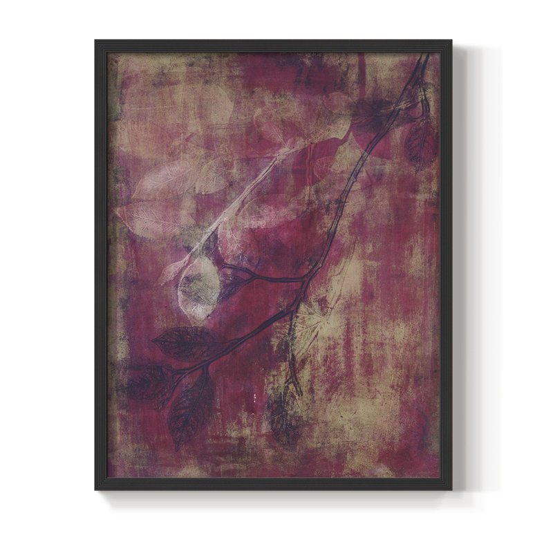 «Branching Out», impression encadrée en bois massif, Noir, H 28 po x l 22 po