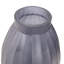 Cool Ice Blue Ribbed Cylindrical Vessel-1037978982