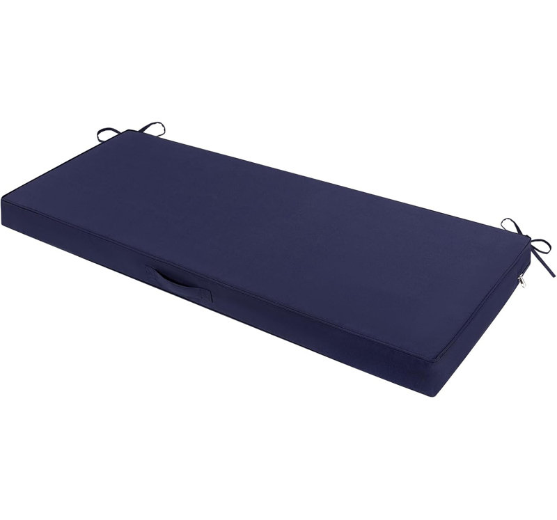 Outdoor Bench Cushion Waterproof Fade Resistant Patio Furniture Cushions With Handle For Sofa And Chair