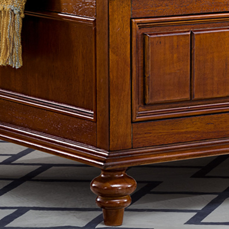 Table basse de style américain rétro, Brun
