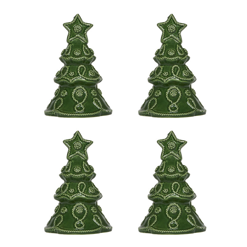 Berry And Thread Tree Place Card Holder Set Of 4, Basil