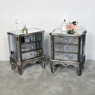 Beideman 48cm W Bedside Table