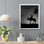 " The Strength Of My Soul Power Samurai Wall Art Japanese Culture Horse Flag Horse Riding "